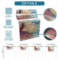 thumbnail image 7 of Hokiten Table Runners 48 Inches Long Dress Scarves, Summer Coastal Farmhouse Kitchen/Dining Table Runner, Short Coffee Tablerunners, Ocean Watercolor Shell Coral 13x48 Inch, 7 of 7