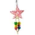 thumbnail image 5 of Binwennn Parrot Chew Toy Woven Rattan Five Pointed Star For Interactive Play And Biting Hats for Chickens to Wear Big Parrot Small Swing for Parrots for for Parrots Leather Meat Rope Budgie Gravel, 5 of 5