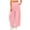 Pink, variant on Womens Classic Polka Print Elastic High Waist Wide Leg Pants Soft With Side Hand Pockets Loose Barrel Summer Vacation Long Trousers