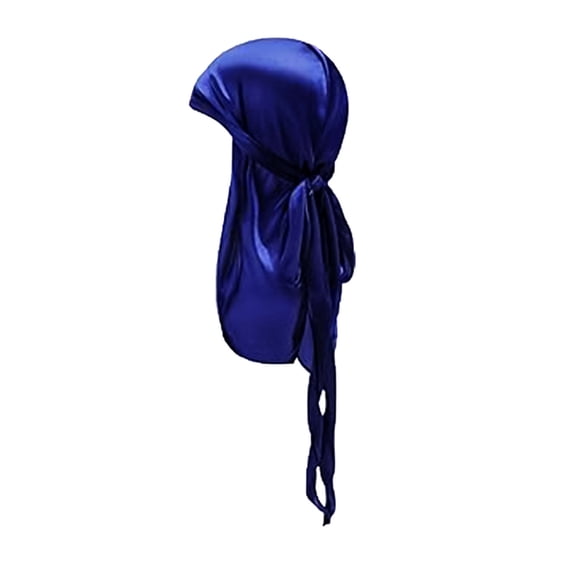 Gyujnb Kids Satin Durag Stretchy Long Tail Bandana Headscarf for Boys Girls Hair Protection