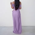 thumbnail image 3 of Women's Casual Dress And Comfortable Ideal For Casual And Outdoor Activities Com Dress Dress with Shorts underneath Mauve Dress for Women Chiffon Summer Dress Winery Dress Summer Dress Long Petite, 3 of 8