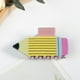 thumbnail image 3 of Pinzas para el pelo con forma de lápiz, graciosas pinzas para el pelo para maestras para mujeres y niñas, pinzas para el pelo para el regreso a clases para cabello fino, pinzas para el pelo con forma, 3 of 8