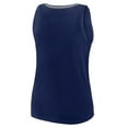 thumbnail image 3 of Women's Logo Athletic Navy Dallas Cowboys Stellar Win V-Neck Tank Top, 3 of 3