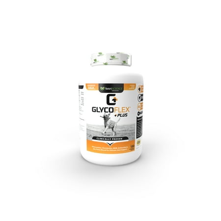 UPC: 0026664003386 | VetriScience GlycoFlex Plus Hip & Joint Support Supplement for Dogs 120 Chewable Tablets