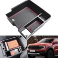 thumbnail image 2 of Car Armrest Storage Box, Maximize Console Storage, Black ABS Plastic, Anti - Rolling Design, 2 of 8