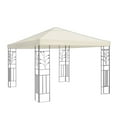 thumbnail image 2 of Cubierta de sombrilla de patio al aire libre de repuesto para gazebo, toldo de poliéster impermeable, color beige sidaley HA005515-01, 2 of 6