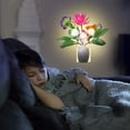 thumbnail image 7 of TaTaai 3Pcs Plug-in Night Light, LED Mushroom Night Light Wall Based Flower Lamp Energy Efficient Nightlight for Room, Bedroom, Lounge, Hallway and Stairs, 7 of 7