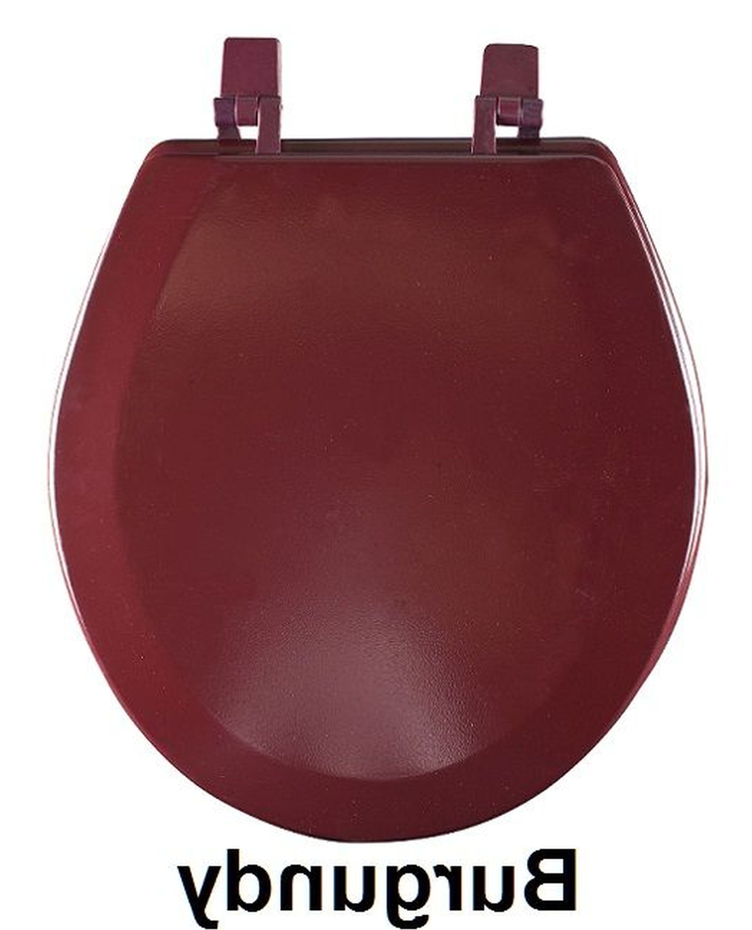 Royal Throne 17 Inch Soft Standard Vinyl Toilet Seat Burgundy