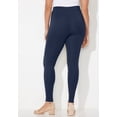 thumbnail image 2 of Catherines Women's Plus Size Petite Ultra-Knit Ponte Legging, 2 of 5