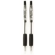 Clip Click Retractable Ball Point Pens, 1.0 mm Black Ink, Set of 10