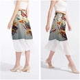 thumbnail image 4 of Shivering Chic Chiffon Beach Dress with Polyester Straps - Women's Beach Skirt, 4 of 6