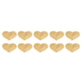 thumbnail image 1 of 10 parches de corazón para planchar, cubrir imperfecciones, agujeros, lentejuelas doradas, parche bordado con forma de corazón para coser y manualidades., 1 of 14