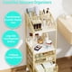 thumbnail image 3 of Carro Organizador de Maquillaje HapiRm con 4 Cajones - Dorado, 3 of 9