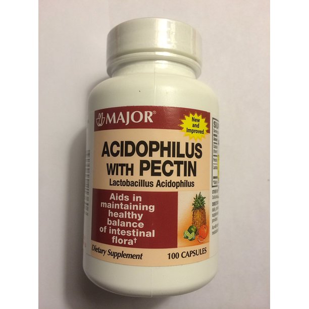 Major Pharmaceuticals AcidophilusPectin Lactobacillus 75 mm Capsule