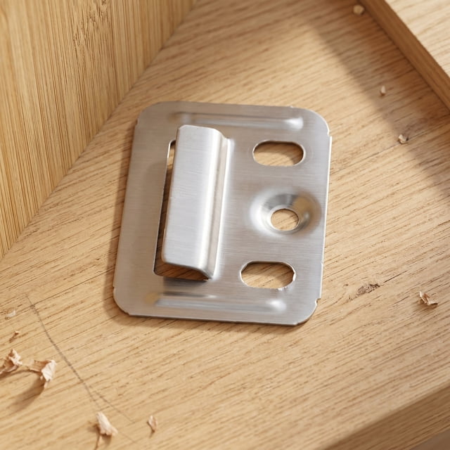 FOMIYES 50Ud Clips De Montaje Para Paneles De Madera Con Instalación Sin Clavos Ni Taladros
