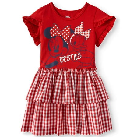 - Minnie Mouse Tiered Skirt Dress (Toddler Girls)