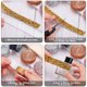 thumbnail image 4 of Cinta de Rhinestone, 9/16 Pulgadas 1 Yarda Cinta de Rhinestone de Cristal Autoadhesiva Glitter Tape Negro AB, 4 of 5
