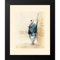thumbnail image 2 of Letestu, Yann 15x18 Black Modern Framed Museum Art Print Titled - Bedouin bleu II (etude), 2 of 5