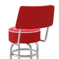 thumbnail image 6 of Coca-Cola Padded Bar Stool with Back, 6 of 6