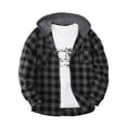 thumbnail image 4 of Men's Hoodies Casual Pullover Hooded Sweatshirt Plaid with Pocket Hoodie Sweatshirt Long Sleeved Hooded Top Fall Outfits 2026, 4 of 7