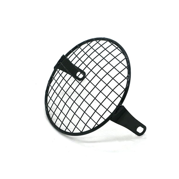 Faro Delantero De Motocicleta De 16Cm, Máscara De Parrilla De Malla, Cubierta De Lámpara De Cabeza Retro De Metal, Protector De Montaje Advancent VI003516-00