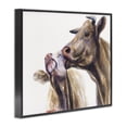 thumbnail image 2 of Stupell Industries Rustic Lodge Cow Family Animal Watercolor Black Framed Giclee Art, 14 x 11, by George Dyachenko, 2 of 7