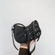 thumbnail image 5 of Bolso de hombro estético Bolso de cuero de PU para mujer Citas femeninas Negro, 5 of 9