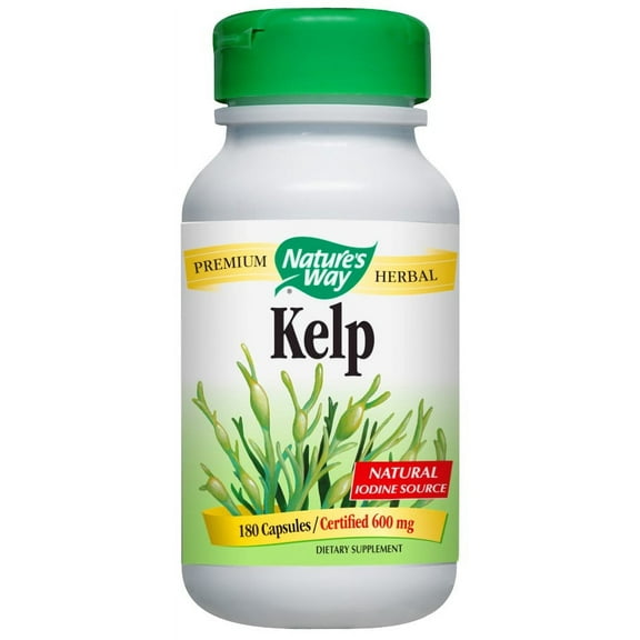 Nature's Way Kelp Capsule, 180 Count