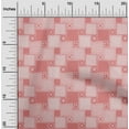 thumbnail image 2 of oneOone Polyester Spandex Red Fabric Asian Block Tile Sewing Craft Projects Fabric Prints By Yard 56 Inch Wide, 2 of 4