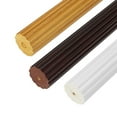 thumbnail image 3 of Lumi Mix & Match 1-3/8 in. Wood Single Curtain Rod, Heritage Oak, 6FT (2-piece 3FT rods), 3 of 7