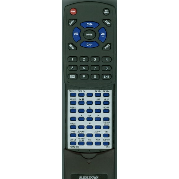 Replacement Remote for PYLE PSBVWF300B, RTPSBVWF300B