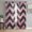 Pink, variant on Abstract Pink Semi Sheer Curtains 84 Inch Length 2 Panels Set, Geometric Zigzag Waves Bohemian Stripes Sheer Kitchen Curtain Privacy Voile Window Curtain for Living Room Bedroom Rod Pocket Drapes