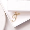 thumbnail image 1 of Petit Collier Alphabet Cursif 26 Lettres A-Z Logo Tag Symbole Pendentif Chaîne Clavicule, 1 of 5