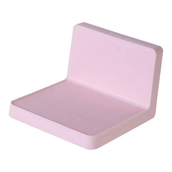 Estante Flotante Estante Para Colgar En La Pared Estante Flotante Sin Perforaciones Estantes De Plástico Blanco Con Soporte Para Colgar Adecuado Para Salón, Cocina Y Baño