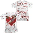 thumbnail image 3 of Batman Men's  Vroom Sublimation T-shirt White, 3 of 4