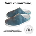 thumbnail image 6 of Yiaed Cute Cloud Cat Print Slippers Fuzzy Warm Cozy Slippers Non Slip House Slippers For Indoor Outdoor Slippers House Slippers-35/36, 6 of 7