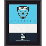 Angle View: London Spitfire 10.5" x 13" Overwatch League Sublimated Team Logo Plaque