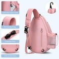 thumbnail image 4 of Quilted Tennis Backpack for 2 Rackets, Slim & Lightweight Waterproof Sling Bag for Tennis, Pickleball, Padel, Crossbody Sport Bag for Men & Women, 4 of 12