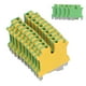 thumbnail image 4 of Bloques de terminales de carril DIN ANGGREK Terminal de puesta a tierra Cobre puro Amarillo verde, 4 of 8