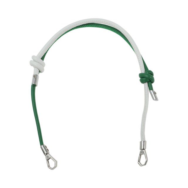 Ofertas Únicas 1 Pc Correa de Bolso Clásico para Oficina Blanco Verde PU