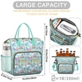 thumbnail image 5 of Fairy Tale Princess Castle Pattern Womens Lunch Box for Work,Insulated Large Lunch Bag for Tween and Teen,Loncheras Para Mujer,Leakproof Adult Lunch Bag for Work,Beach,Travel,Picnic,Camping, 5 of 7