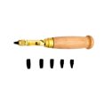 thumbnail image 2 of Riwesomey Perforadora de agujeros, perforadora de cuero, mano de obra fina, tamaño compacto, conveniente, de mano, accesorios de bricolaje, Artesanía, 2 of 6