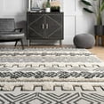 thumbnail image 2 of Zuri Shaggy Banded Tribal Area Rug, 2 of 9