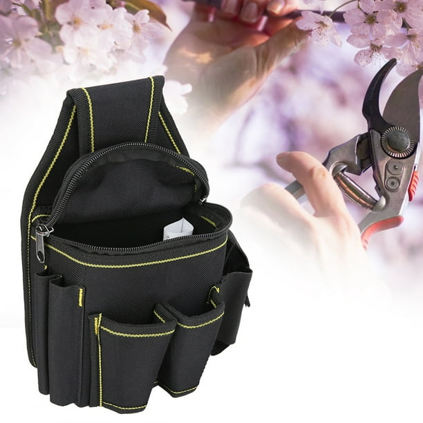 Bolsa de herramientas delantal para herramientas, tela Oxford multifunción, bolsa de herramientas para jardinería, cintura, bolsa de herramientas, funcionalidad inteligente