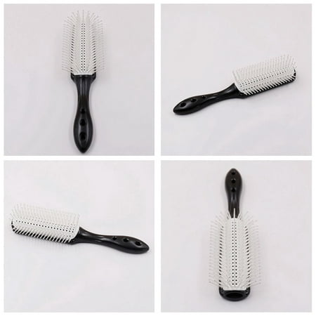 Anti-static 9 Rows Hair Brush Hairdressing Scalp Massager Dentangling Hairbrush Hair Comb Heat Resistant Styling