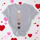 thumbnail image 2 of RKSTN Valentine's Day Shirts for Women Oversized Crewneck Valentines Heart Graphic Print Short Sleeve T Shirt Womens Casual Solid Summer Round Neck Plus Size Loose Fits Tee Top for Valentine Gifts, 2 of 8