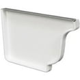 thumbnail image 2 of Amerimax Home Products 19005 Left End Gutter Cap- White Galvanized Steel - 4 in, 2 of 2