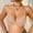 Yellow, variant on Women Wireless Push Up Jelly Bras No Underwire Seamless Full Coverage Supportive Soft Comfy Sports Everyday Bra