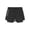 Black, variant on WIZUTIZ Mens 2 in 1 Athletic Running Shorts with Liner Active Quick Dry Gym Workout Sports Shorts with Zipper Pockets