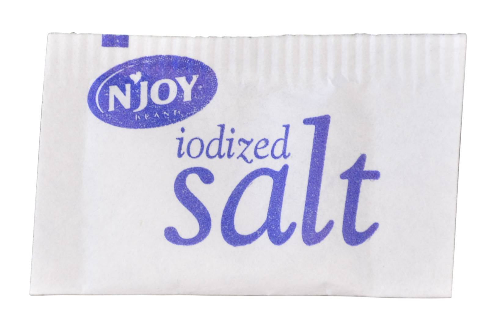 (Price/Case)N'Joy Salt Packets 1000 Count 3 Per Case